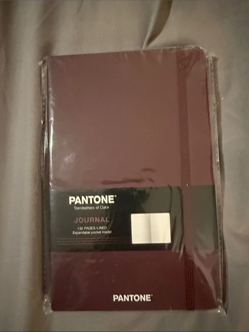 Pantone Maroon Journal Notebook - Pocket Journal